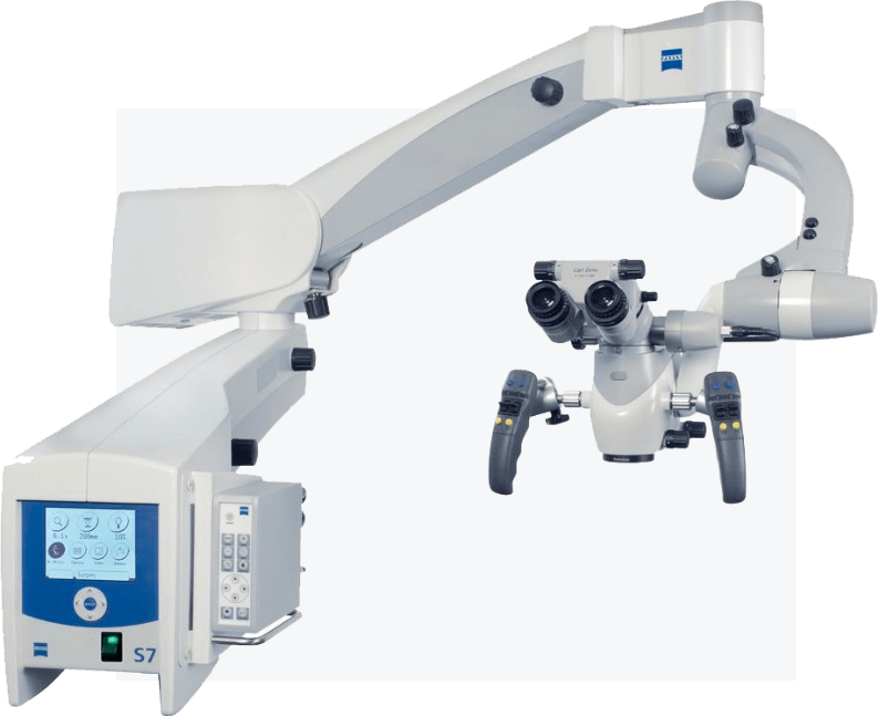 Microscope-assisted dental implants placement